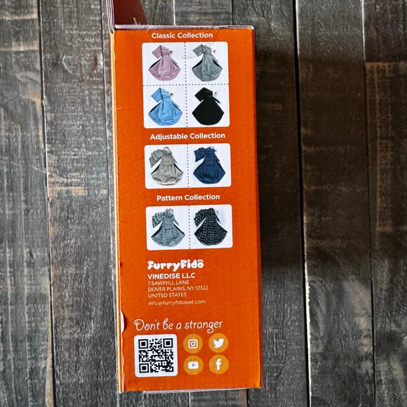 Furry Fido Gray Classic Pet Sling - Reversible Slings 13lbs - Picture 4 of 4